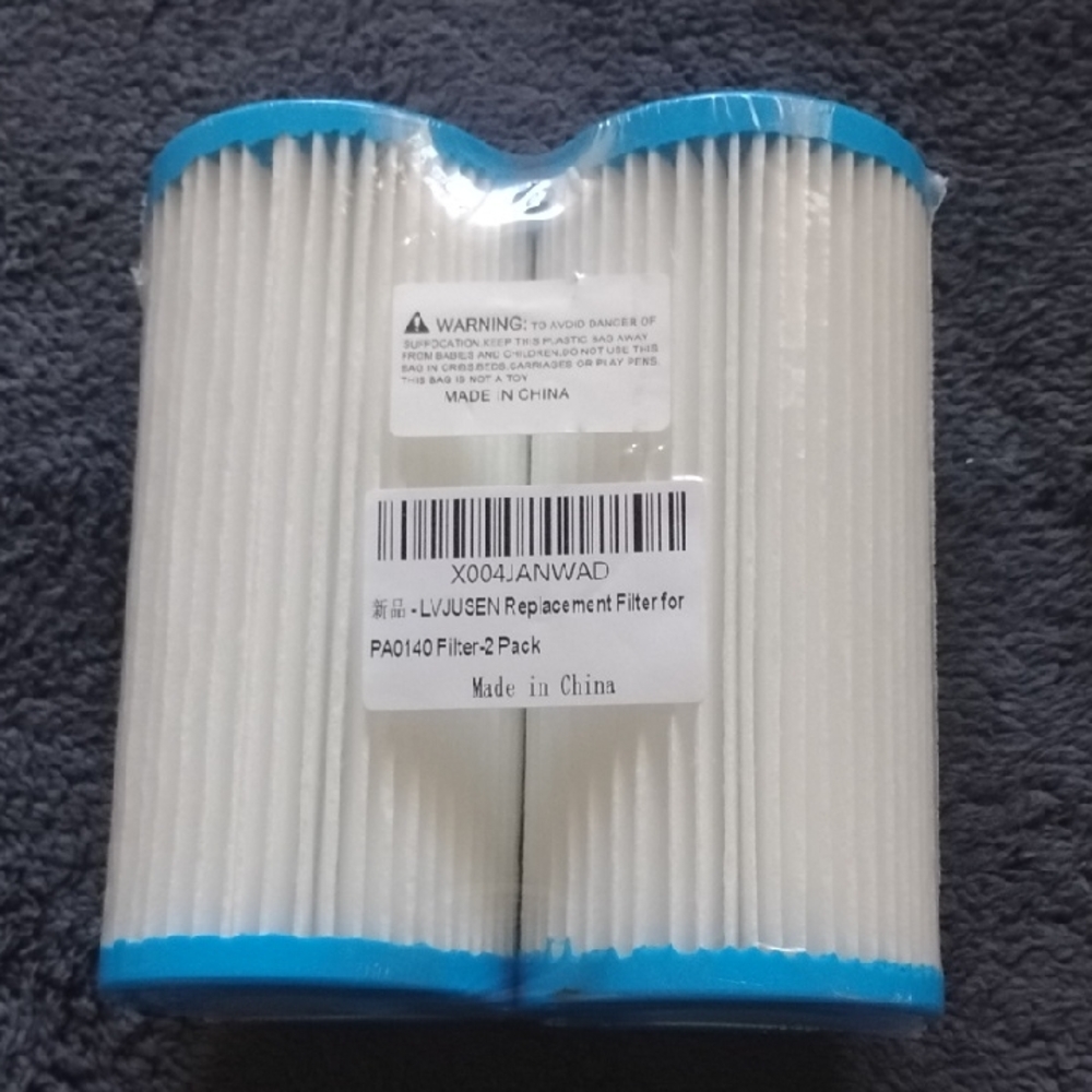 Blue and White Replacement Filter For PAO140 2pack